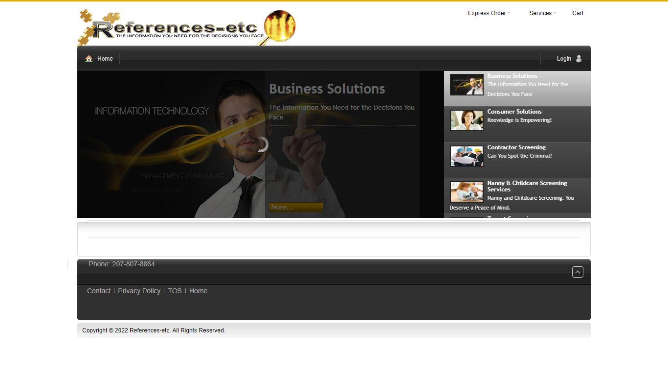 Business and Consumer Background Screening Services @ References-Etc.com